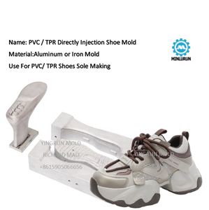 Chaussures de sport à cheville haute pour hommes moule pour <span class=keywords><strong>bottes</strong></span> en cuir noir PVC TPR décontracté anti-glissant <span class=keywords><strong>Salomon</strong></span> à lacets à haute élasticité - Product Image 2