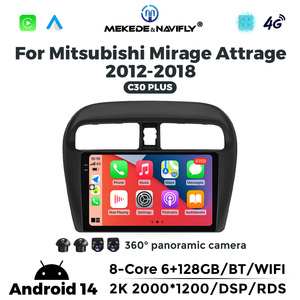 Navifly araba radyo kodu dekoder araba-GPS DSP BT 360 kamera ile Mitsubishi Mirage Attrage için otomatik 2k araç ses sistemi oyna - Product Image 2