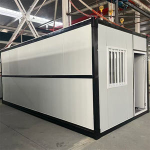 Maison mobile pliable préfabriquée de 20 pieds, bureau modulaire en conteneur, dortoir, boutique, camp, transport et assemblage faciles - Product Image 2
