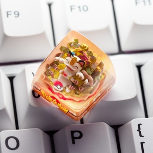 Keycap artisanal en résine imprimé en 3D Pokémon Meowth, usinage CNC, pour clavier mécanique - Product Image 4