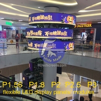 Pantalla LED Flexible para Interiores, Confiable, X Soft SMD, para Proyectos de Exhibición de Marca en Salas de Empresas