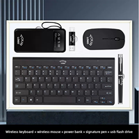 Ensemble cadeau d'entreprise personnalisé pour cadres dirigeants, clé USB, souris, stylo, clavier