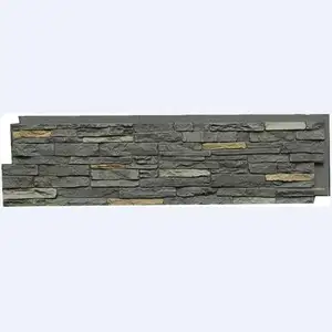 polyurethane faux stone for interior and exterior wall decoration