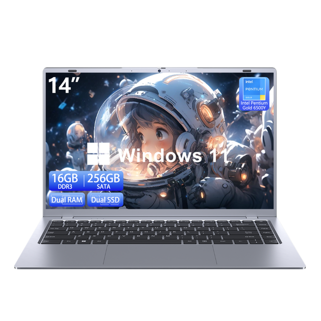 14inch New Screen Intel N4000 6GB RAM 256GB 1TB SSD Notebook Business Laptops Cheap Laptop for Kids Ordinateur Portable Notebook