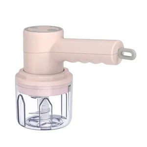 Mini Hand Mixer bé xử lý thực phẩm Máy xay sinh tố đa chức năng 2 có thể tháo rời Whisk beaters