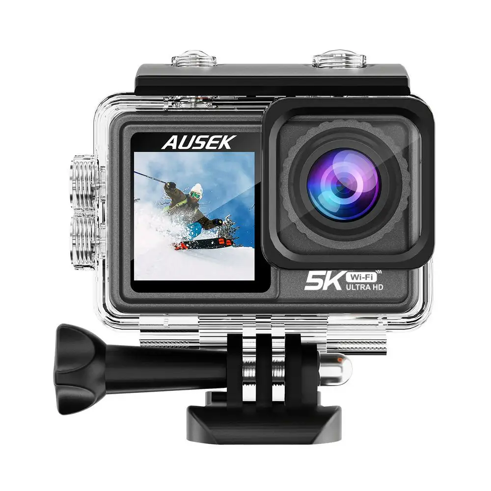 กล้องแอ็กชัน S81TR 5K 4K60FPS EIS วิดีโอพร้อมเลนส์ฟิลเตอร์เสริม48MP ซูมเว็บแคม1080P Vlog กล้องกีฬา Wi-Fi พร้อมรีโมท