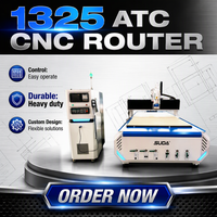 Routeur CNC industriel 1325 pour l'industrie de la signalétique et de la publicité 7,5 kW ATC