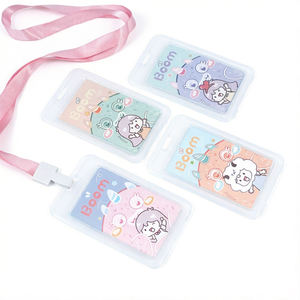 Porta Tarjetas de Identificación FOSKA y Accesorios, Porta Tarjetas de Identificación Vertical de Plástico Duro <span class=keywords><strong>para</strong></span> Estudiantes <span class=keywords><strong>con</strong></span> Ventana Transparente <span class=keywords><strong>para</strong></span> Suministros de Oficina y Escolares - Product Image 1