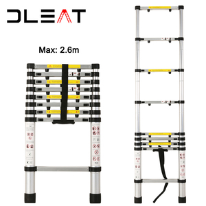 <span class=keywords><strong>Escalera</strong></span> <span class=keywords><strong>Flotante</strong></span> de Aluminio y Bambú de 2.6m, 2.9m, 3.2m, 3.8m, Venta al Por Mayor de Fábrica - Product Image 3