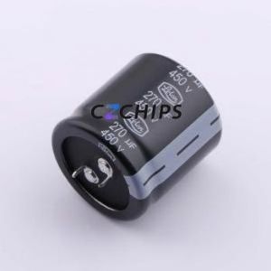 LSM271M2W--A3535 Snap-in Aluminum Electrolytic Capacitor Through hole Component (THT),D35xL35mm 270uF 20% 450V 35mm - Product Image 1