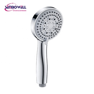 Pommeau de <span class=keywords><strong>douche</strong></span> à main en plastique ABS chromé à 3 fonctions avec modes de pulvérisation pluie et massage, <span class=keywords><strong>douche</strong></span> à main pour salle de bain pour usage quotidien - Product Image 4