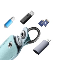 Casing Pelindung Kulit Universal Mini USB Flash Drive dengan Fitur Anti-Hilang untuk U-Shield Perbankan Online