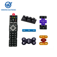 Clavier et clavier personnalisés en caoutchouc de silicone à bouton-poussoir à 3 niveaux à température contrôlée