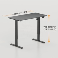 Mobilier moderne pour bureau à domicile Table réglable en hauteur Bureau intelligent ergonomique électrique à moteur unique avec ordinateur d'étude assis et debout