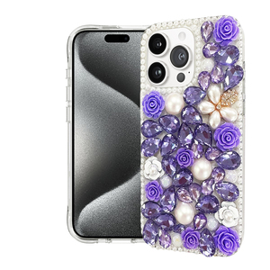 Étui de protection magnétique Kingsoul de luxe pour téléphone, en TPU+PC, avec anneau, motif diamant étincelant et paillettes, pour filles (16 ans et plus) - Product Image 6