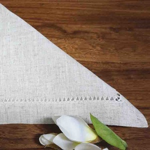 Puro <span class=keywords><strong>lino</strong></span> tovaglia da sposa tradizionale di colore solido tovaglia - Product Image 3