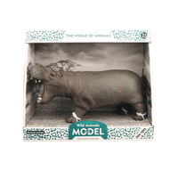 Modèle d'animal sauvage en vinyle tortue éléphant panda hippopotame, animaux en peluche rembourrés de coton