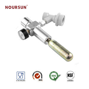 Mini gaz regülatörü alüminyum basınç regülatörü için Soda makinesi köpüklü su Soda silindirleri bira fıçısı - Product Image 3