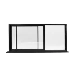 Super Clear Double Glazing House Library Office Window With Tempered Glass Made Of Aluminum Alloy Sliding Windows
