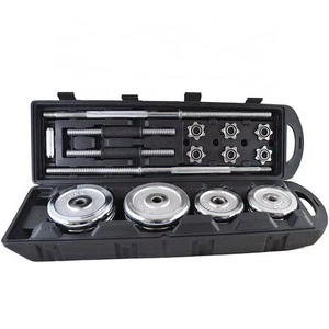 <span class=keywords><strong>Pesas</strong></span> libres 50kg 30kg 20kg mancuernas ajustables 2 en 1 <span class=keywords><strong>Kit</strong></span> <span class=keywords><strong>de</strong></span> mancuernas Juego <span class=keywords><strong>de</strong></span> mancuernas cromadas con caja <span class=keywords><strong>de</strong></span> embalaje portátil - Product Image 4