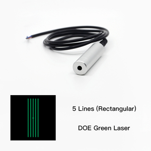 Módulo Láser de Múltiples Líneas DOE, Piezas de Equipo de 635nm 530nm-670nm 150mw para Visión Artificial, Escaneo 3D e Inspección Industrial - Product Image 1