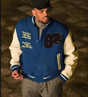 Veste de baseball personnalisée de haute qualité pour femmes, en cuir PU, coupe courte, manches violet foncé, à carreaux, coupe-vent et imperméable