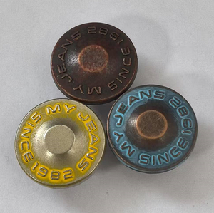 <span class=keywords><strong>Shank</strong></span> phong cách nút quần jean 20mm Kích thước vật liệu hợp kim kẽm bao phủ kỹ thuật - Product Image 3