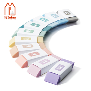 Gommes à crayons fabriquées en Chine, grandes gommes blanches pour le bureau de l'école, gommes d'art pour le dessin avec emballage en papier - Product Image 1