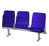 Chaise Pliante en Plastique Creuse sur Pied avec Accoudoirs pour Sports et Divertissement