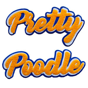 Parche de Chenilla, 15 Años de Experiencia en Parches, Chenilla Bordada, con Reverso Termoadhesivo o para Coser, Bordado Personalizado, Bonito Parche de Caniche - Product Image 2