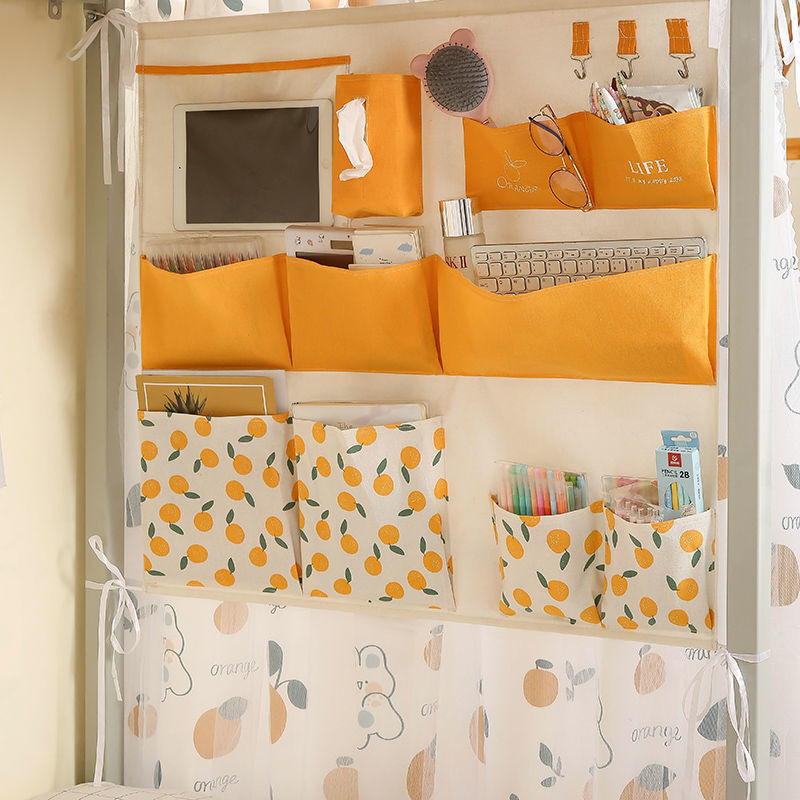 11-pocket hanging bag, orange