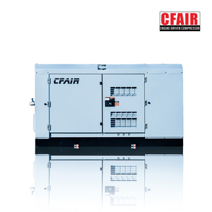 Compresseur d'air à vis double lubrifié CFAIR 275CFM 7BAR 101.5PSI, moteur diesel, type boîte, refroidisseur, <span class=keywords><strong>location</strong></span>, <span class=keywords><strong>marteau</strong></span>-<span class=keywords><strong>piqueur</strong></span>, sablage - Product Image 6