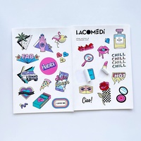 Vente en gros d'étiquette de logo personnalisée bon marché feuille d'autocollant personnalisé auto-adhésif imperméable à l'eau impression CMJN feuille d'autocollant coupe baiser