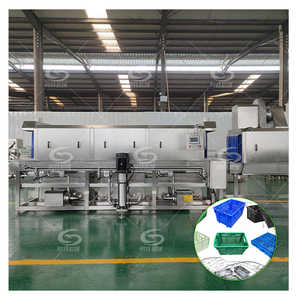 Lite Automatic Plastic Crate/tray/pallet/plate/basket Washer/plastic Crate Washing Machine