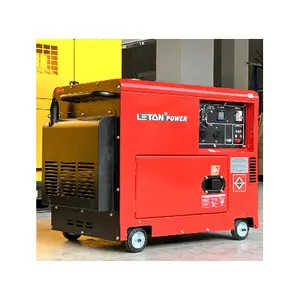 Generator diesel daya rendah portabel, generator listrik diesel senyap 5kw 7kw 6kva daya rendah 5kw 7kw