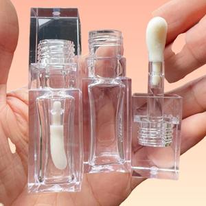 <b>Container</b> for Lip Gloss 6.5ml <b>square</b> Empty Lip Gloss Tubes clear Lip Gloss Tubes - Product Image 2