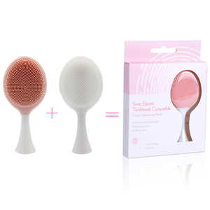 Tête de <span class=keywords><strong>brosse</strong></span> de nettoyage du <span class=keywords><strong>visage</strong></span> électrique en Silicone souple pour <span class=keywords><strong>brosse</strong></span> à dents de nettoyage au diamant - Product Image 2