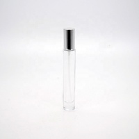 Flacon de parfum d'huile essentielle rechargeable 10ml Cylindre de pulvérisation Base en verre Col à vis Faible quantité minimale de commande Stock Flacon de parfum