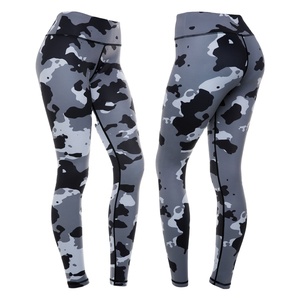 Últimos Leggings Deportivos de Cintura Alta para Mujer, Transpirables, con Logotipo Personalizado, para Gimnasio, Yoga, Entrenamiento, Running, Sin Costuras - Product Image 1