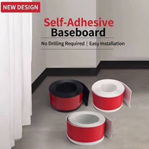 Plinthe autocollante en PVC, moulure murale flexible imperméable, sans perçage, installation facile - Product Image 2