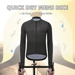 Maillot de cyclisme unisexe personnalisé Sportex respirant à séchage rapide en polyester à manches longues - Product Image 2