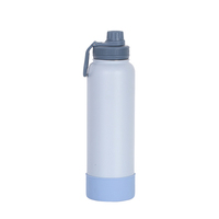 2025 nouveau thermos de gourde isolé sous vide à double paroi en acier inoxydable extérieur 1200ml 12-24 heures Performance thermique