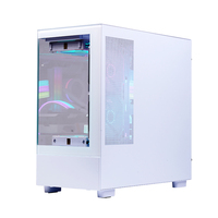 Factory Price Cabinet ATX Gaming Case Computer Gamer M-ATX Casing PC Case with Tempered Glass, ARGB Fans and Remote