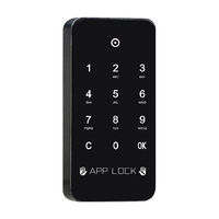 Serrure numérique RFID CDONLOCK TTLOCK 13,56 MHz avec carte mémoire - Contrôle par application pour portes en aluminium/bois et armoires