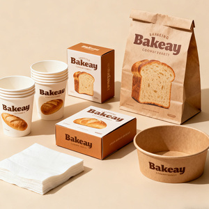 <strong>Custom</strong> Recyclable Kraft <strong>Paper</strong> <strong>Bags</strong> with Handle Personalized Premium Packaging for Boutique Food Luxury Accept <strong>Custom</strong> Logo Orders - Product Image 2