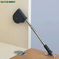 Support hydraulique ascendant gauche et droit, support de porte de placard hydraulique, ressort à gaz pour porte de placard de cuisine