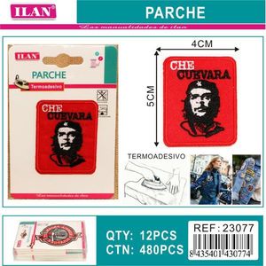 แผ่นแปะ ILAN ขนาด 5x4 ซม. รีดติดได้ ลายเช เกวารา สีแดง - Product Image 1