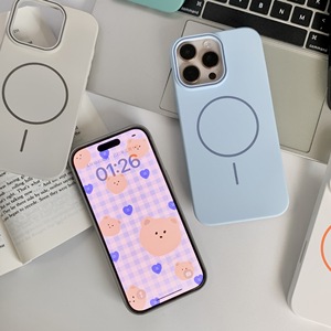 Matte Magnetic Silicone Phone Case for iPhone 17 Pro Max <strong>Simple</strong> Skin Texture Pure Color Anti-Drop Protective <strong>Cover</strong> for iPhone 16 - Product Image 4