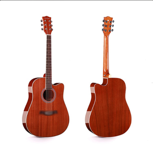 <span class=keywords><strong>Guitare</strong></span> acoustique Caeser X-415C à corps en sapele stratifié de 41 pouces, finition brillante, pour débutants - Product Image 1