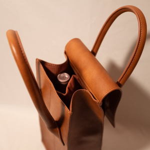 Biểu Tượng Tùy Chỉnh Hai Chai Rượu Vang Tote Tàu Sân Bay Túi Vegan Da Mềm Da Lộn Nội Thất Chủ Pouch Với Chia Cho Du Lịch - Product Image 5